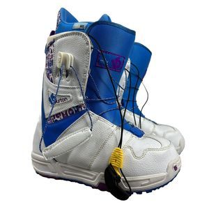 Burton Snowboard Boots Mint Imprint 1 True Fit White Womens Size 7.5